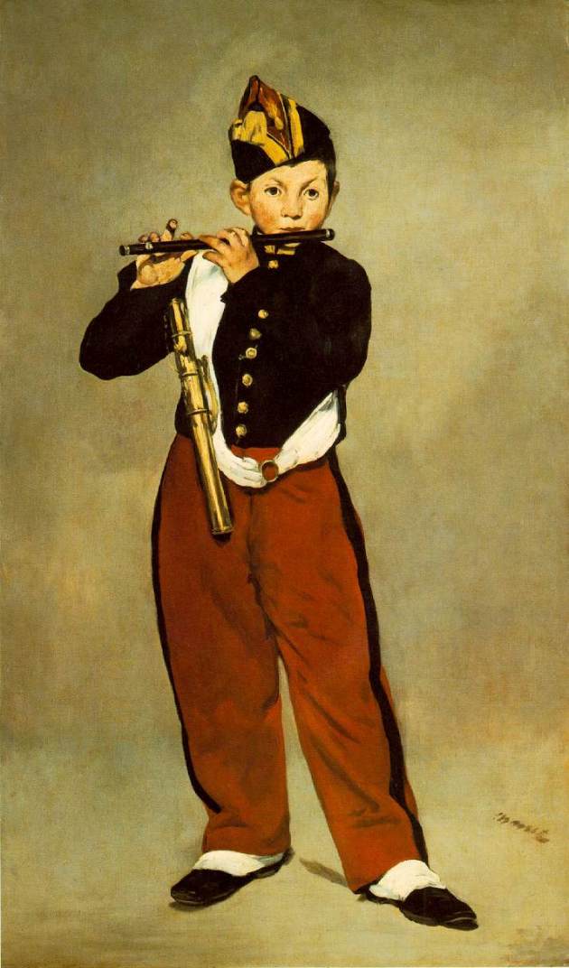 Young Flautist, edouard manet