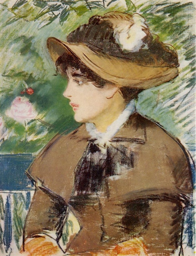 Young Girl on a Bench, Edouard Manet