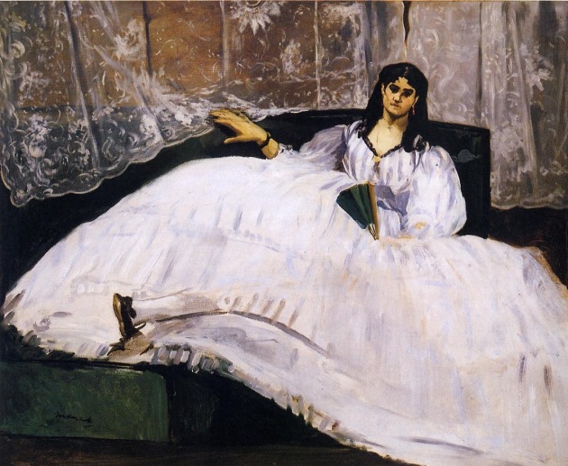 Baudelaire's Mistress Reclining, Edouard Manet